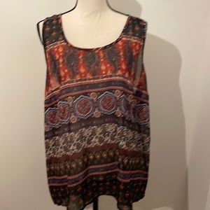Printed shear top NWT